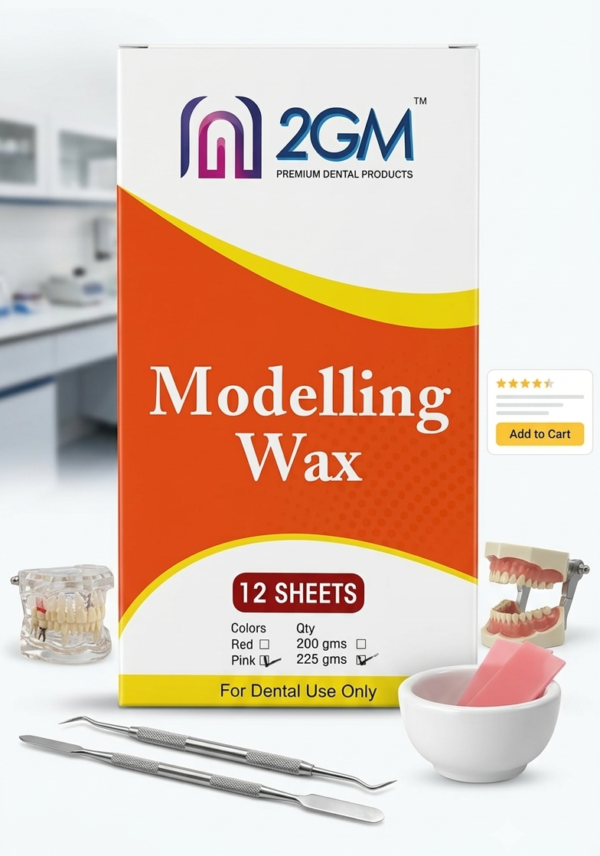 2GM MODELLING WAX - PINK - 225GMS