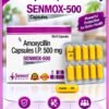 Amoxycilin (500mg) Capsules IP - SENMOX-500 (Box of 10 Strips) (10X10) - (Buy 5+ for 530)